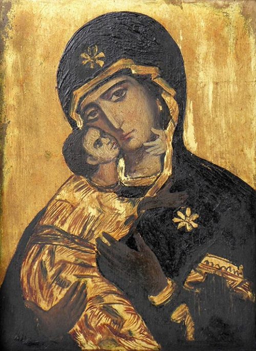 The Virgin Mary and Jesus (Icon) - La Vierge Marie et Jésus (Icône)
