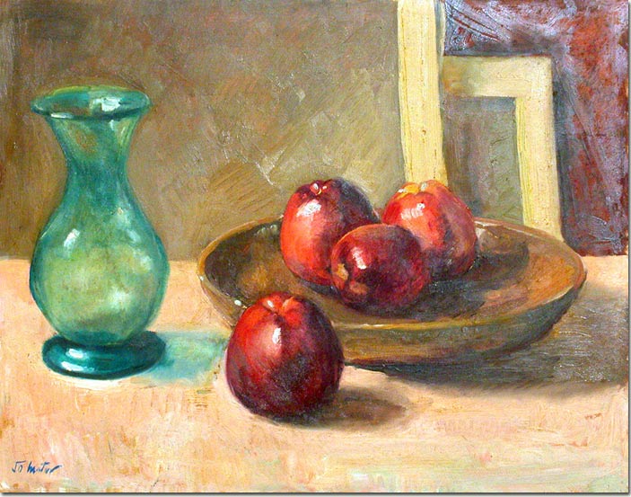 Lebanon painting artist painter Joseph Matar, still life - Contrast ...