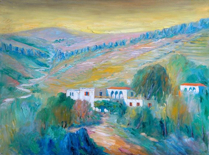 Faraya - Lebanon art painting print