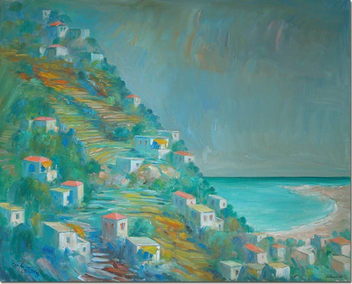 Lebanon fine art gallery distinctive genius artist Joseph Matar print ...