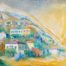 Ciel Jaune - Yellow Sky, Lebanon art painting