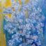 Amandier Bleu - Blue Almond - Art reproduction, print on canvas