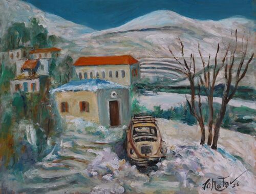 A visit in the snow - Visite sous la Neige